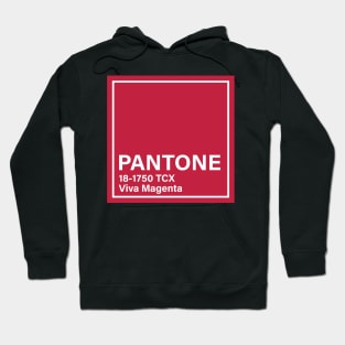 Pantone 18-1750 TCX Viva Magenta , color of the year 2023 Hoodie